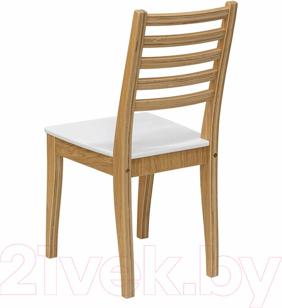 Изображение товара Стул Folium Марк 4 / M4O4902/R9003 (шпон дуба/белый)