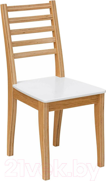Изображение товара Стул Folium Марк 4 / M4O4902/R9003 (шпон дуба/белый)