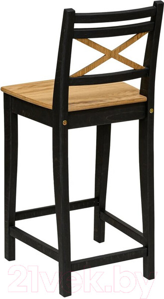 Изображение товара Стул барный Folium H600 / B6O269395/O4902 (черный/шпон дуба)