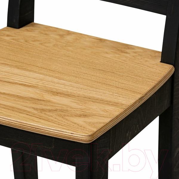 Изображение товара Стул барный Folium H600 / B6O269395/O4902 (черный/шпон дуба)