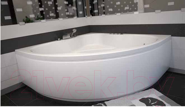 Изображение товара Ванна акриловая Aquanet Santiago 160x160 (с каркасом и экраном)