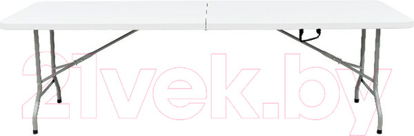 Изображение товара Стол складной Calviano Пластиковый 244 (белый)