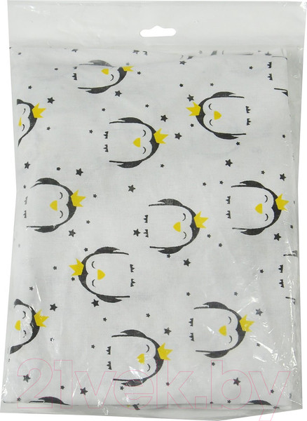 Изображение товара Простыня для малышей Amarobaby Пингвины / AMARO-5102-Pi