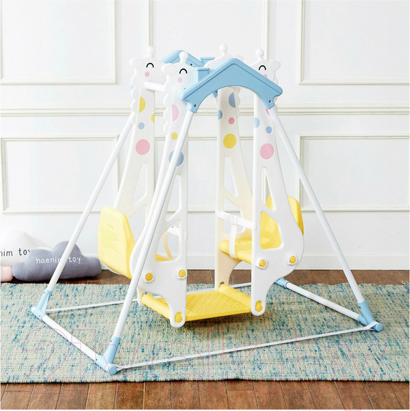 Изображение товара Качели напольные для детей Haenim Toy Жираф-Дракон DS-710