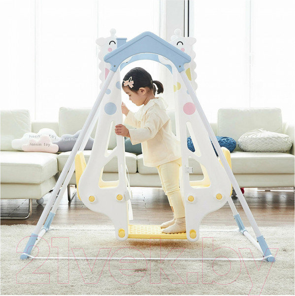 Изображение товара Качели напольные для детей Haenim Toy Жираф-Дракон DS-710