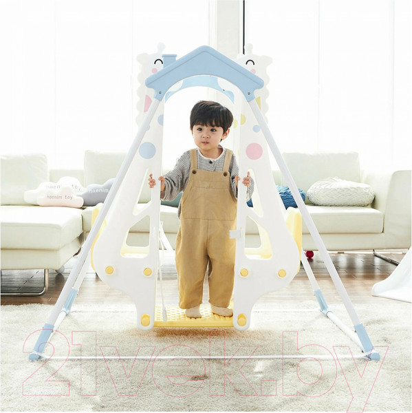 Изображение товара Качели напольные для детей Haenim Toy Жираф-Дракон DS-710