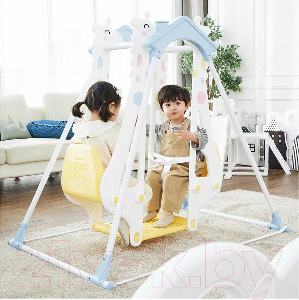 Изображение товара Качели напольные для детей Haenim Toy Жираф-Дракон DS-710