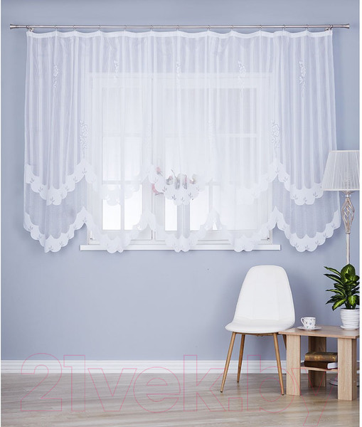 Изображение товара Гардина Лента 11С6495 А544Р (160x285, белый)