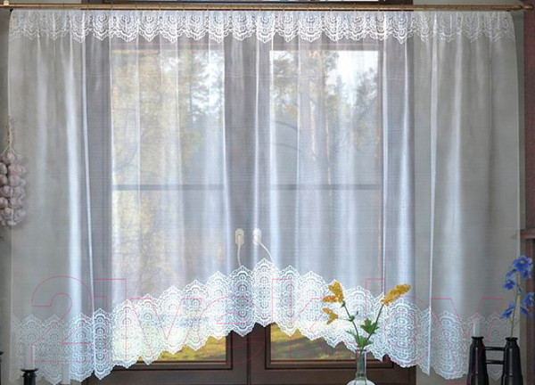 Изображение товара Гардина Лента 09С6335 А610Р (160x285, белый)