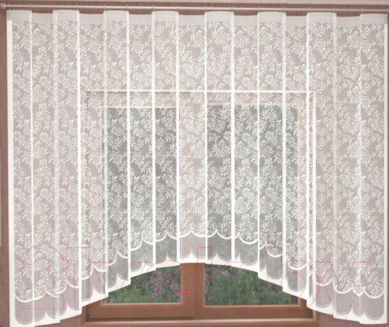 Изображение товара Гардина Лента Е715Р (160x320, белый)