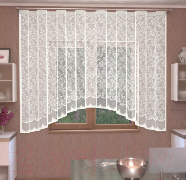 Изображение товара Гардина Лента Е715Р (160x320, белый)