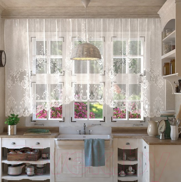 Изображение товара Гардина Лента А579Р (160x385, белый)