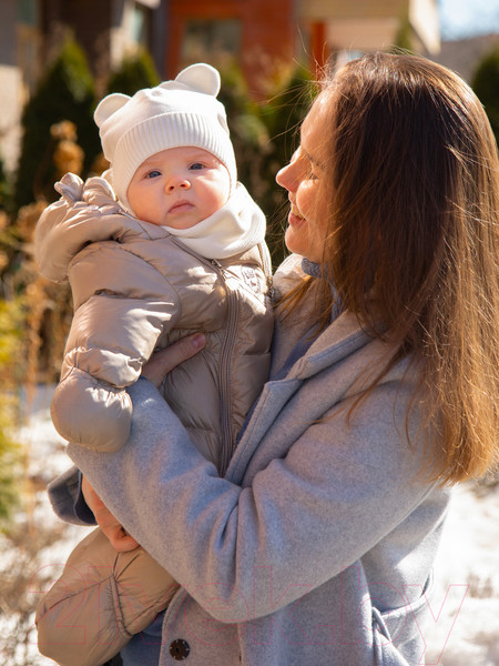 Изображение товара Шарф-снуд детский Amarobaby Pure Love Snood / AB-OD21-PLS9/33-1 (молочный)