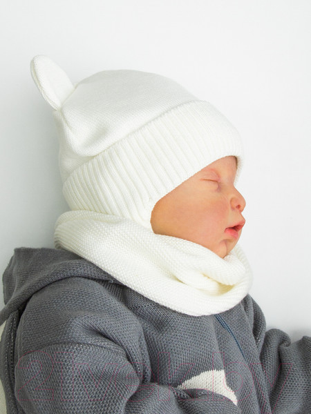 Изображение товара Шарф-снуд детский Amarobaby Pure Love Snood / AB-OD21-PLS9/33-1 (молочный)