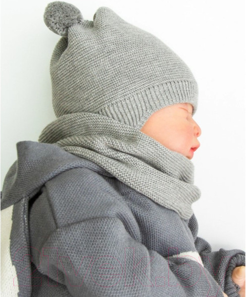 Изображение товара Шарф-снуд детский Amarobaby Pure Love Snood / AB-OD21-PLS9/11-0 (серый)
