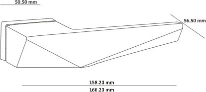 Изображение товара Ручка дверная Oro & Oro Audace 124-24E (Titanium)