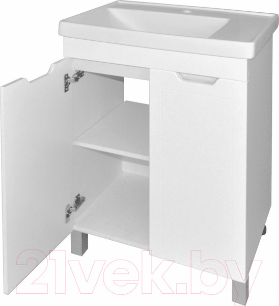 Изображение товара Тумба с умывальником Гамма Р24 ОФ8/1-У 60 (4812044014440)