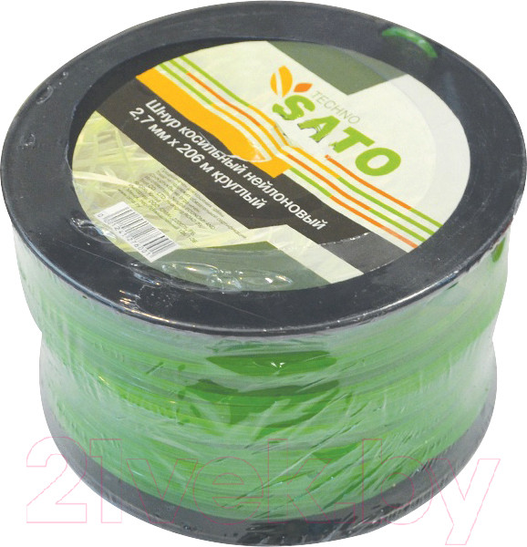 Изображение товара Леска для триммера Sato Techno 3LB 2.7мм x 206м (круглая)