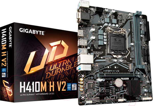 Изображение товара Материнская плата Gigabyte H410M H V2