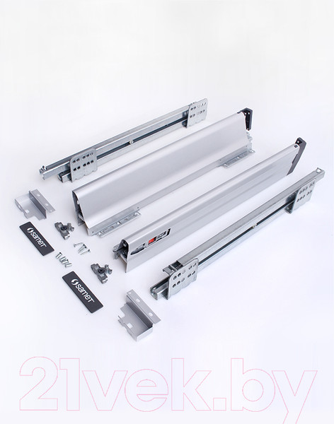 Изображение товара Модуль с ящиком Samet Smartbox 68/18 без релингов (с доводчиком 500мм, серый)