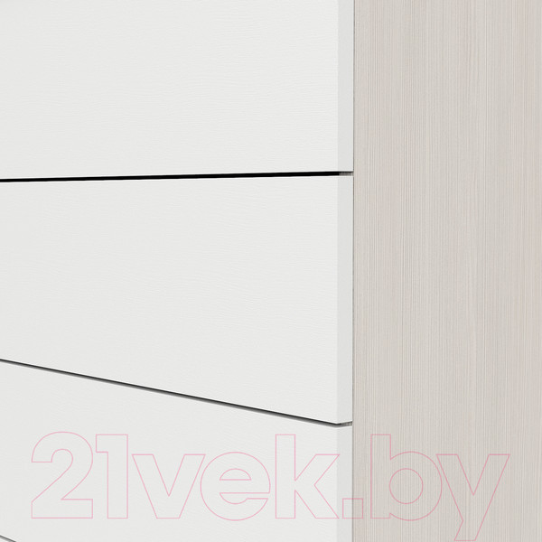 Изображение товара Комод пеленальный Атон Сириус ALF 804 ЛДСП (с шариковыми направляющими, бодега светлая/белый)