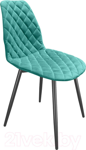Изображение товара Стул Sheffilton SHT-ST29-С12/S95-1 (голубая лагуна/черный муар)
