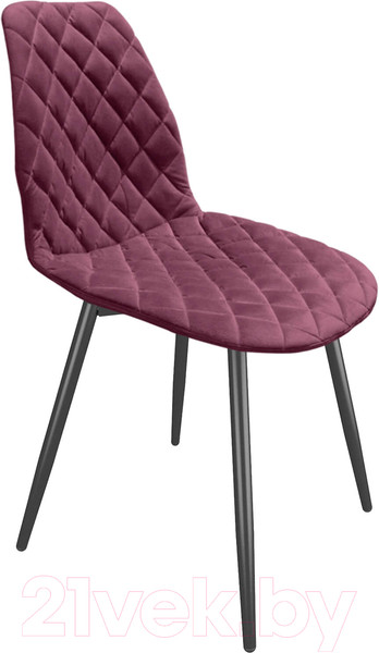 Изображение товара Стул Sheffilton SHT-ST29-С12/S95-1 (ежевичное вино/черный муар)