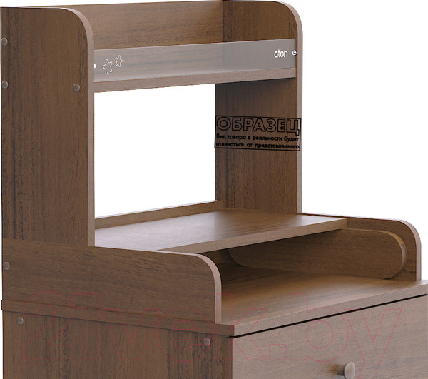 Изображение товара Комод пеленальный Атон Сириус Полка 604 ЛДСП (бодега светлая/белый)