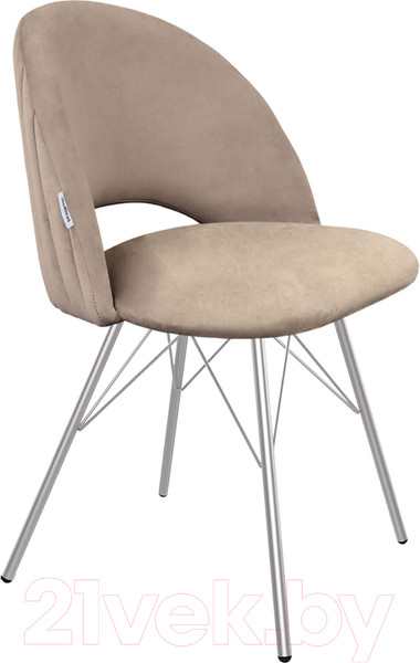 Изображение товара Стул Sheffilton SHT-ST34-1/S37 (латте/хром лак)