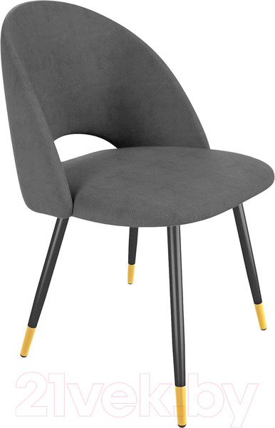 Изображение товара Стул Sheffilton SHT-ST34/S95-1 (платиново-серый/черный муар/золото)