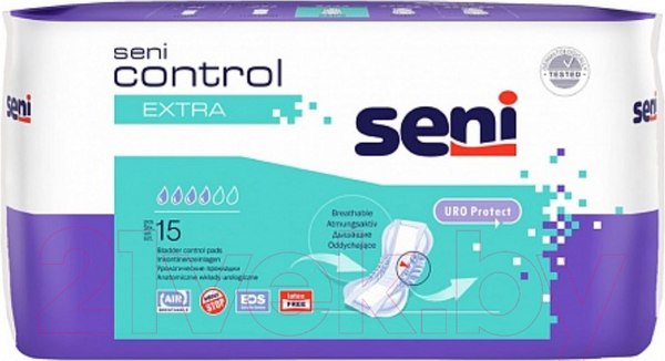 Прокладки урологические Seni Control Extra (15шт)