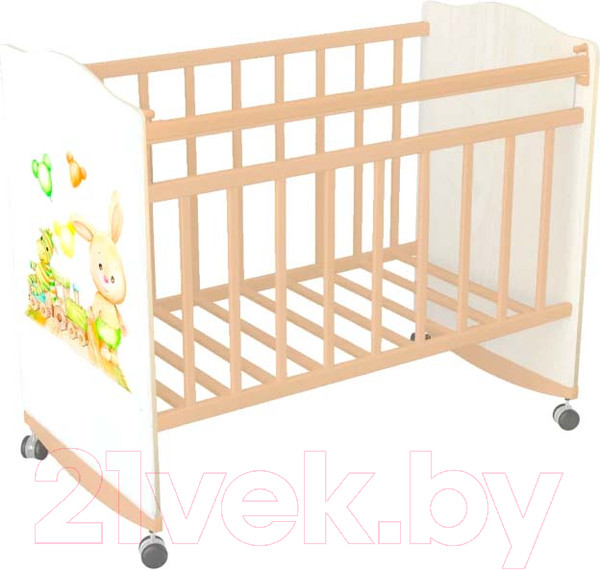 Изображение товара Детская кроватка INDIGO My Dream Игрушки (белый)