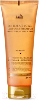 Изображение товара Шампунь для волос La'dor Dermatical Hair-Loss Shampoo For Thin Hair (200мл)