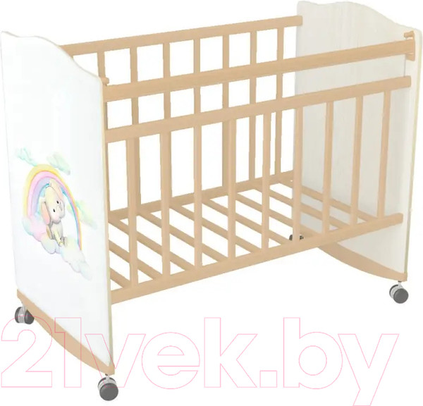 Изображение товара Детская кроватка INDIGO My Dream Радуга (белый)