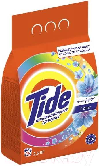 Изображение товара Стиральный порошок Tide Color Lenor Touch Of Scent (Автомат, 2.5кг)