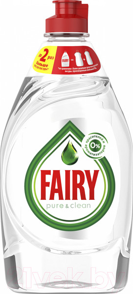 Изображение товара Средство для мытья посуды Fairy Pure & Clean (450мл)
