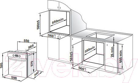Изображение товара Электрический духовой шкаф GEFEST 622-02 БS