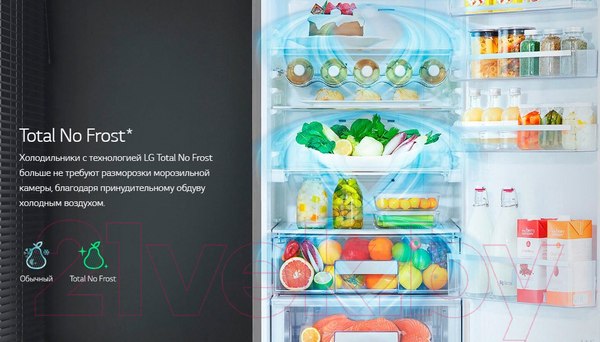 Изображение товара Холодильник с морозильником LG GA-B419SQGL