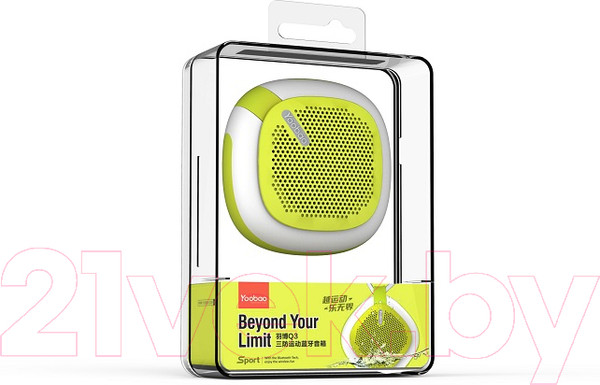 Изображение товара Портативная колонка Yoobao Mini Speaker Q3 (зеленый)