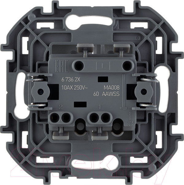 Изображение товара Выключатель Legrand Inspiria 673622 (алюминий)