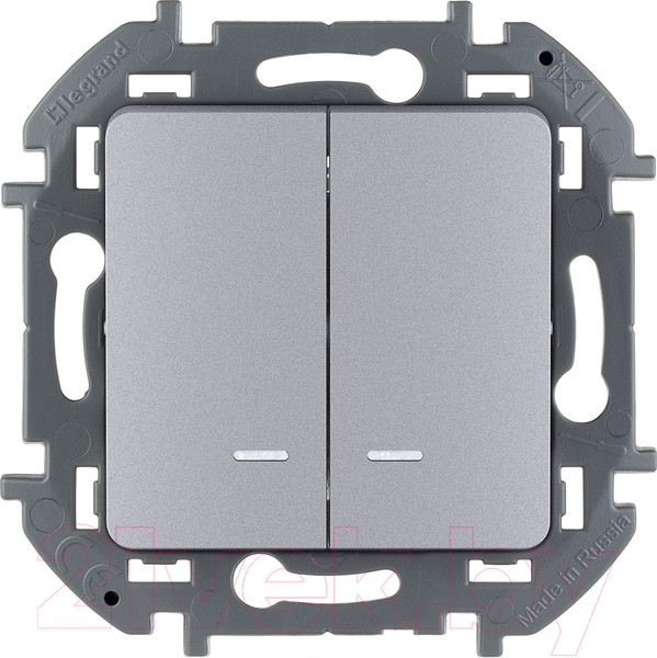 Изображение товара Выключатель Legrand Inspiria 673632 (алюминий)