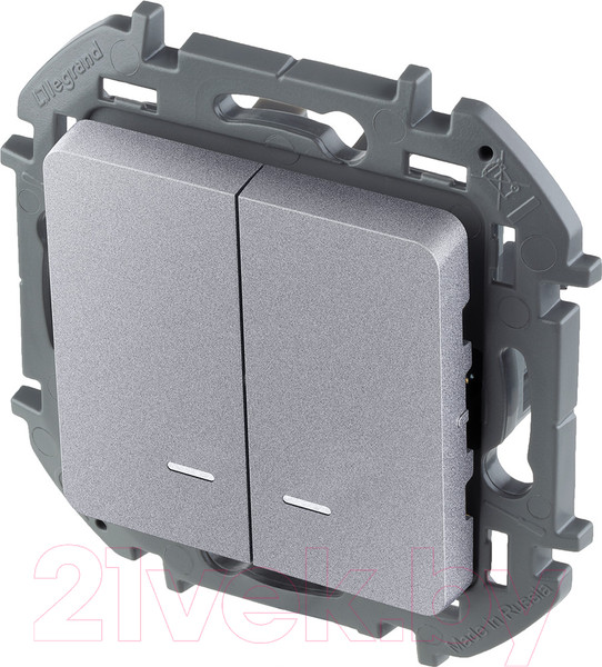 Изображение товара Выключатель Legrand Inspiria 673632 (алюминий)