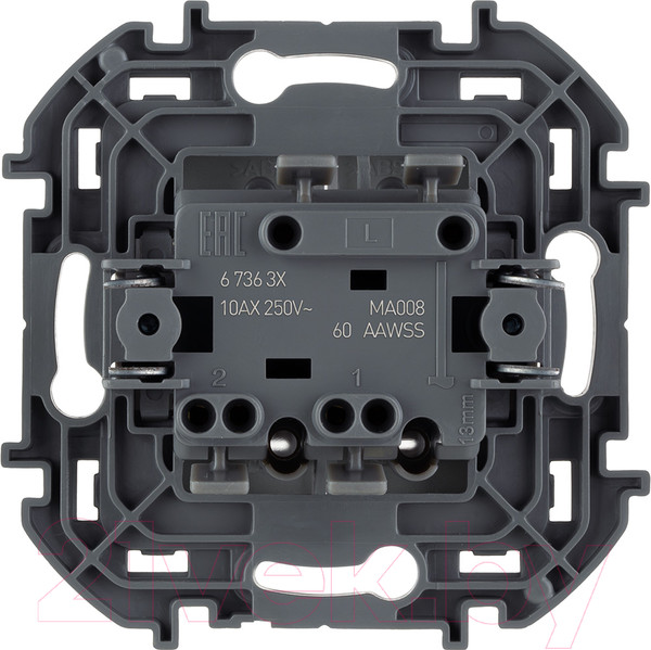 Изображение товара Выключатель Legrand Inspiria 673632 (алюминий)