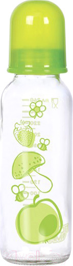 Изображение товара Бутылочка для кормления Пома С силиконовой соской 6+ / 910 (260мл)