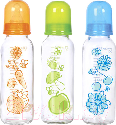 Изображение товара Бутылочка для кормления Пома С силиконовой соской 6+ / 910 (260мл)