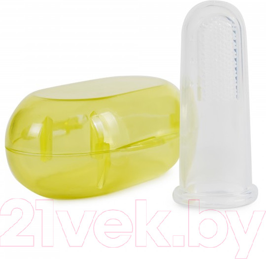 Изображение товара Зубная щетка для новорожденных Пома Массажная силиконовая /  4617