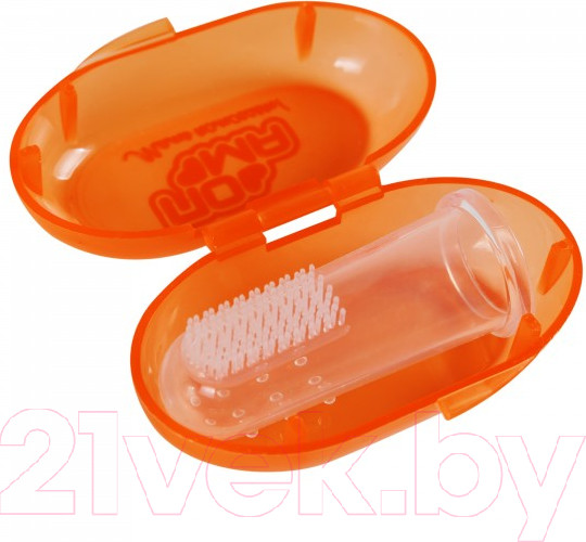 Изображение товара Зубная щетка для новорожденных Пома Массажная силиконовая /  4617