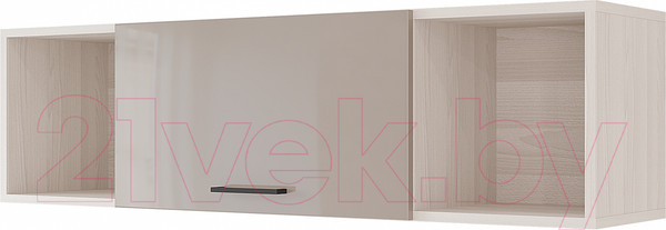 Изображение товара Шкаф навесной Горизонт Мебель Ненси 1200 (ясень/капучино)