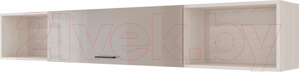 Изображение товара Шкаф навесной Горизонт Мебель Ненси 2032 (ясень/капучино)