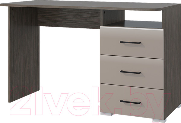 Изображение товара Письменный стол Горизонт Мебель Ненси 1200 3 ящика (венге/капучино)